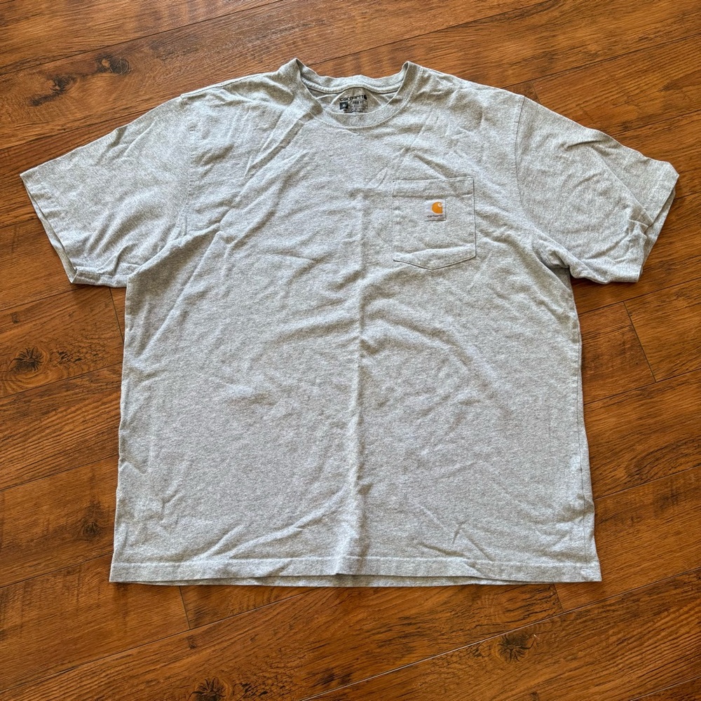 Carhartt T-shirt Men’s XL Gray Shirt Pocket Workwear